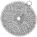 China buen proveedor 304 316 316L de acero inoxidable chainmail scrubber / cookware de hierro fundido net